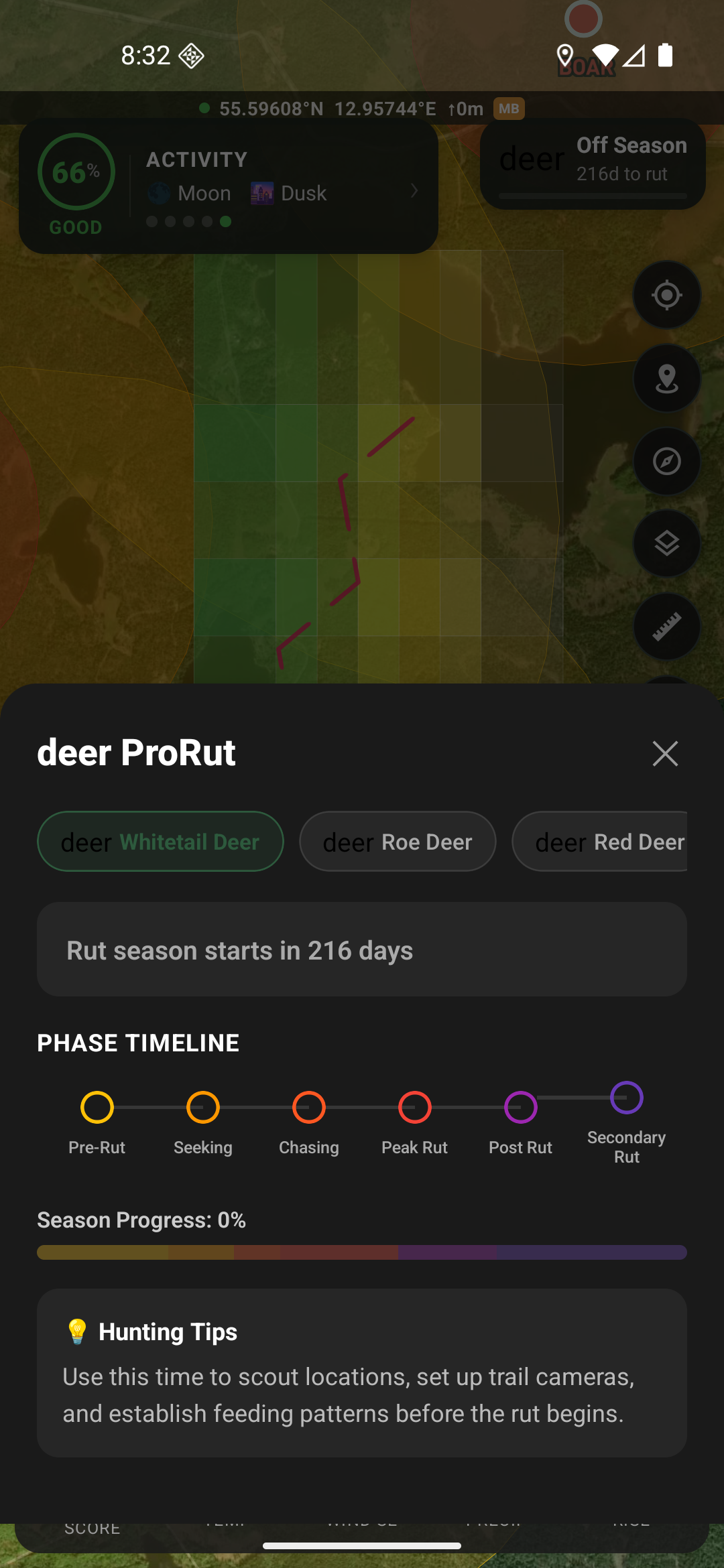 ProRut Breeding Calendar